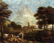 Landscape with Shepherds and Fishermen - 朱塞佩·蔡斯